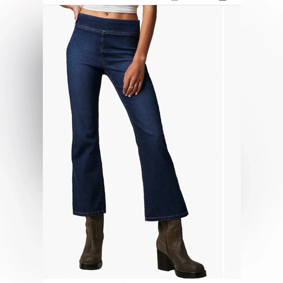 Free People We The Free In My Feelings Cropped Boot Cut Stretch Jeans Small NWT - Picture 2 of 12